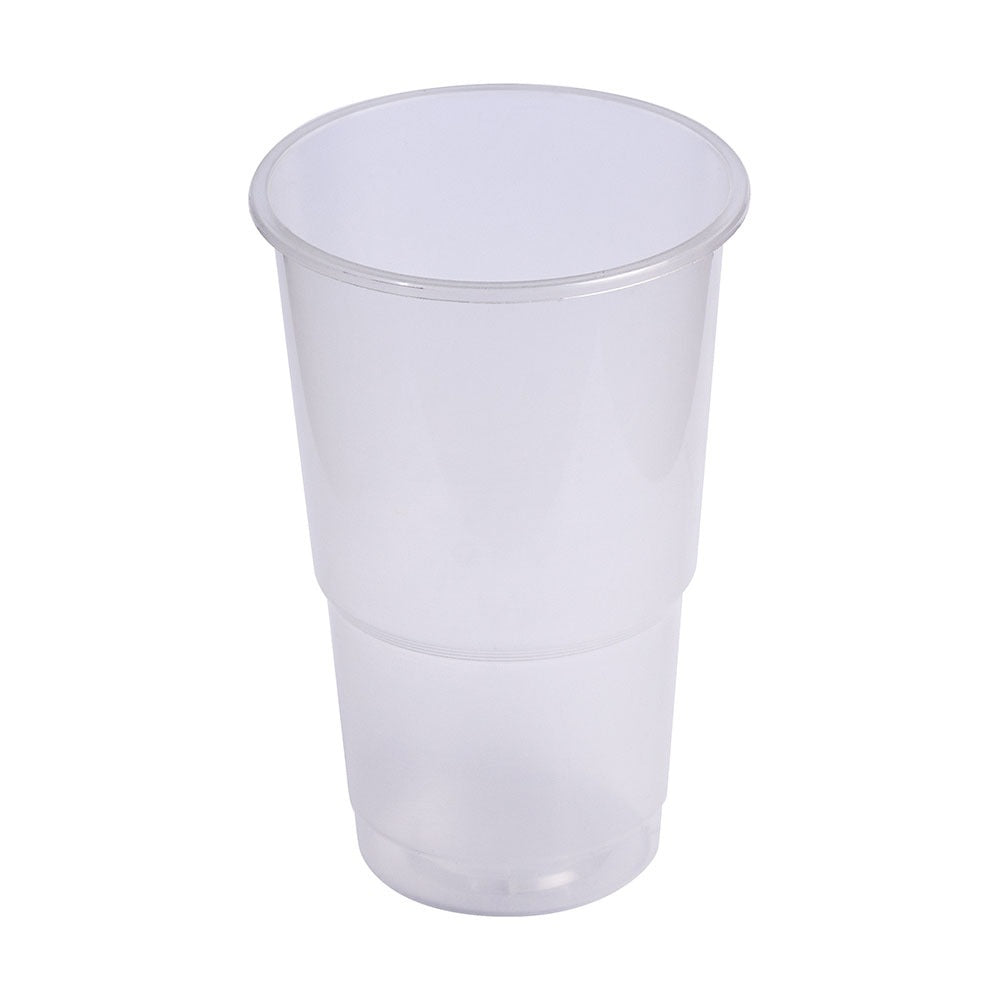 500ml Disposable Cup Smoothie Party Tumbler Frosted 10pack