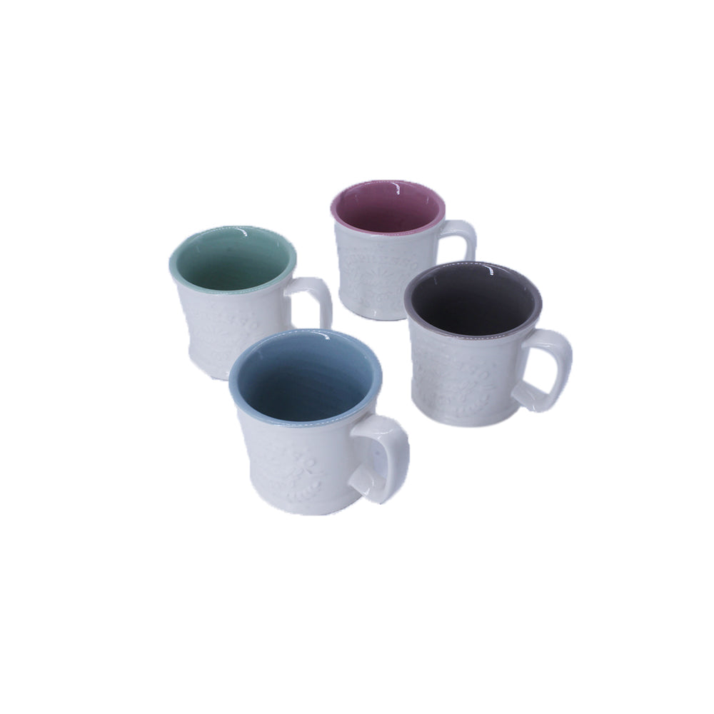 Coffee Mug 4pc Assorted Color Espresso/Ristretto Cup SGN1949