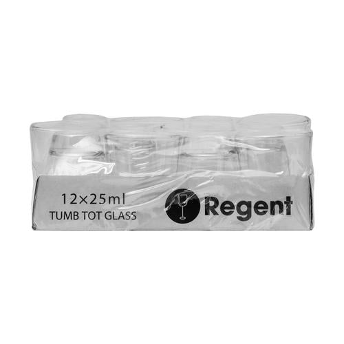 Regent Shot Glass 25ml Tot measure 12pc