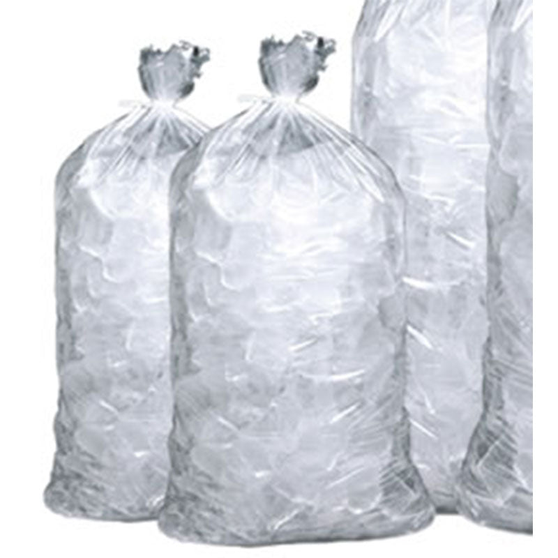 Plastic Bag 250x450mm 100microns 3kg Ice Block Bags 100pack