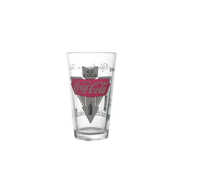 Coke Hiball Glass Tumbler 400ml Printed Pasabahce 40054