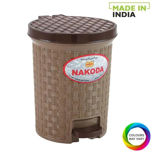 Nakoda Small Waste Pedal Dustbin 1800ml Hazel Nu Ware