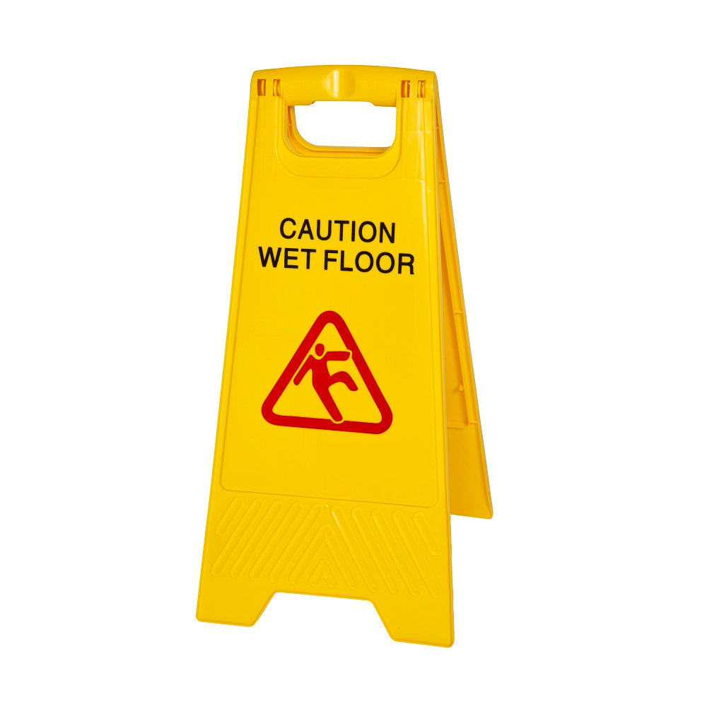 Wet Floor Sign Caution Yellow