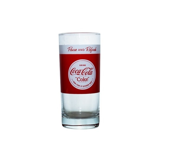 Coke HiBall Glass Tumbler 400ml Pause and Refresh Pasabahce 40829