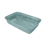 Aluminum Foil Tub - Lunch Meal Container Takeaway 4093P with Clear Lid FG-409PD 1pc