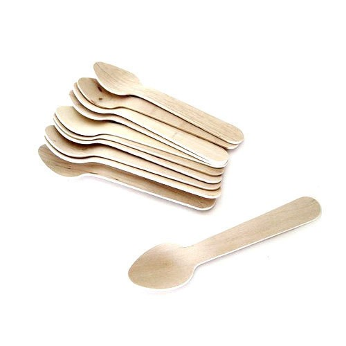 Wooden Spoon 10.5cm 100Pcs Pack 16-8