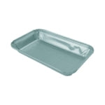 Aluminum Foil Takeaway Container Disposable FG-4123PD with Poly PVC Lid Card Lid FL-4123 1pc