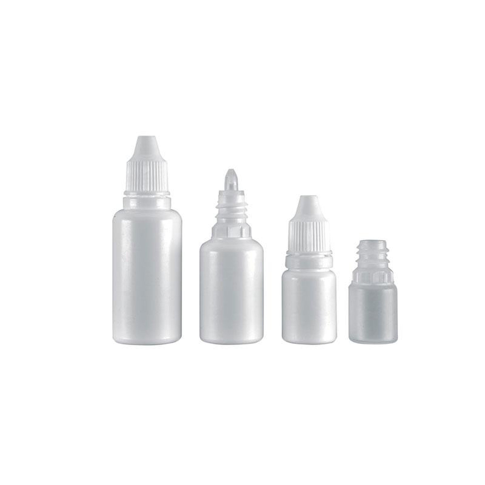 50ml Dropper Bottle Plastic Natural with Rratchet PE050 - 1Pcs