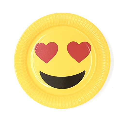 Party Paper Plate Emoji 12pc 30571A