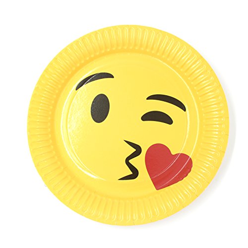 Party Paper Plate Emoji 12pc 30571A