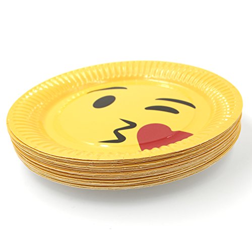 Party Paper Plate Emoji 12pc 30571A