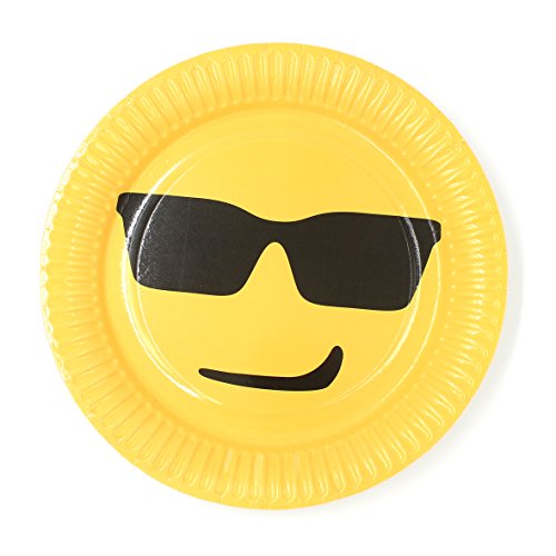 Party Paper Plate Emoji 12pc 30571A