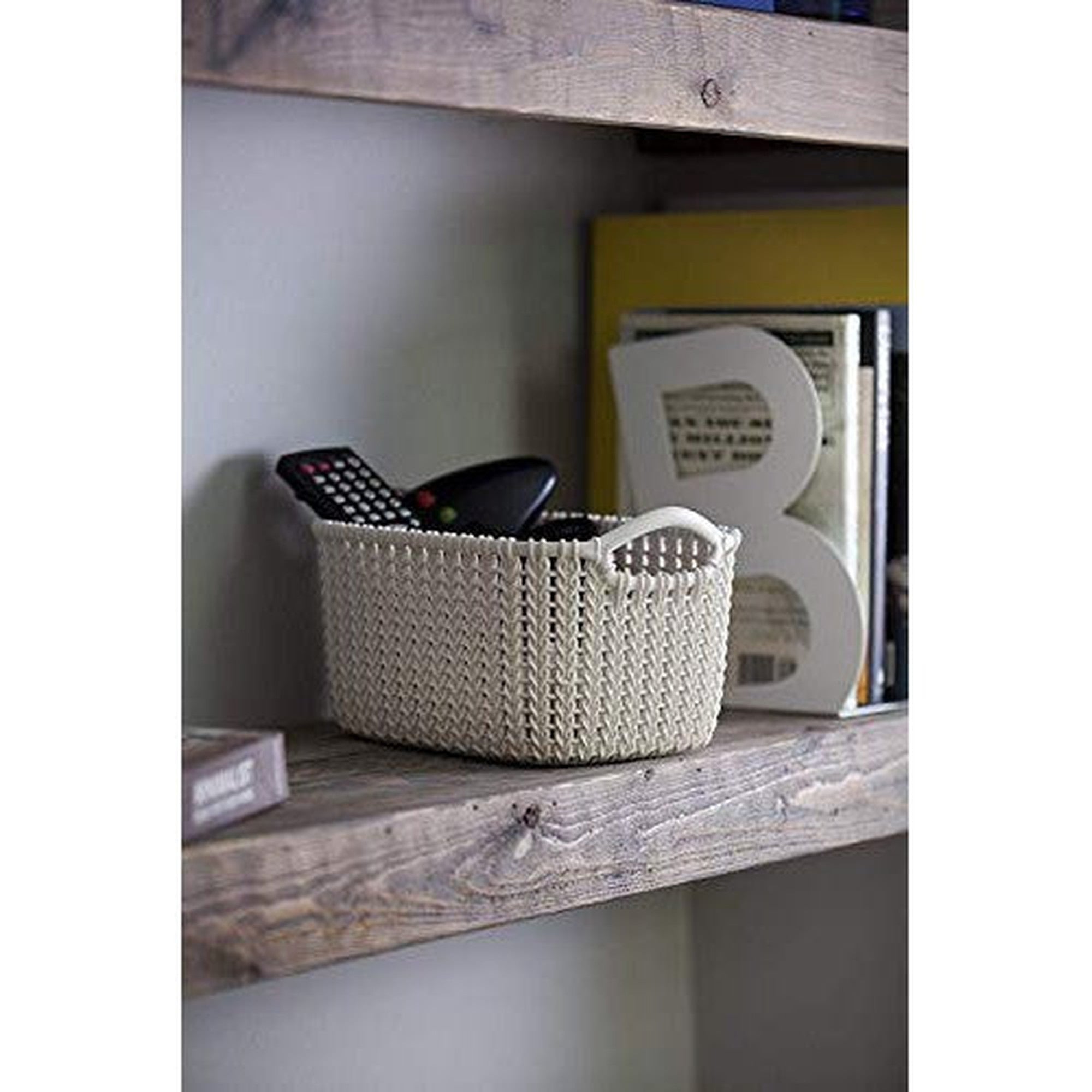 Laundry Knit Carry Basket Plastic Big with Handle