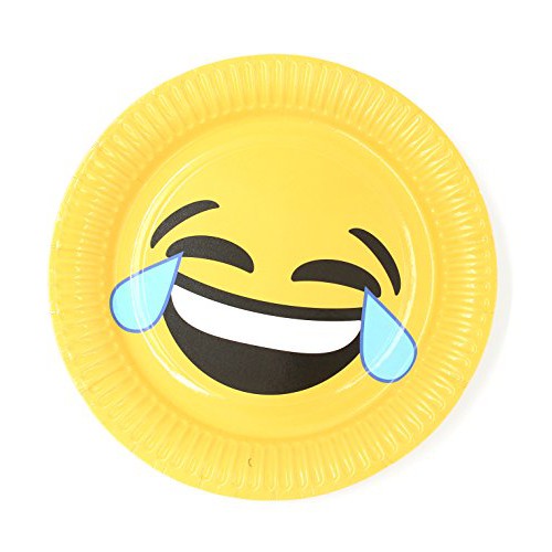 Party Paper Plate Emoji 12pc 30571A