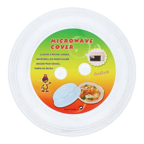 Microwave Cover Plastic Clear 26cm