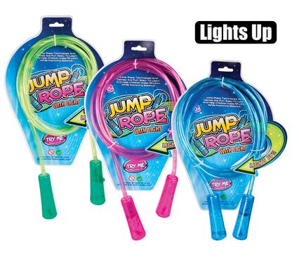 Skipping Jumping Rope with Light