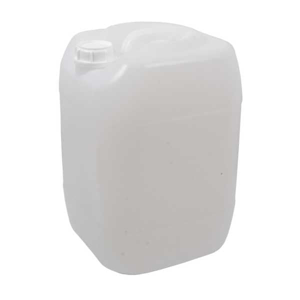 10L Jerry Can Plastic White with White Lid