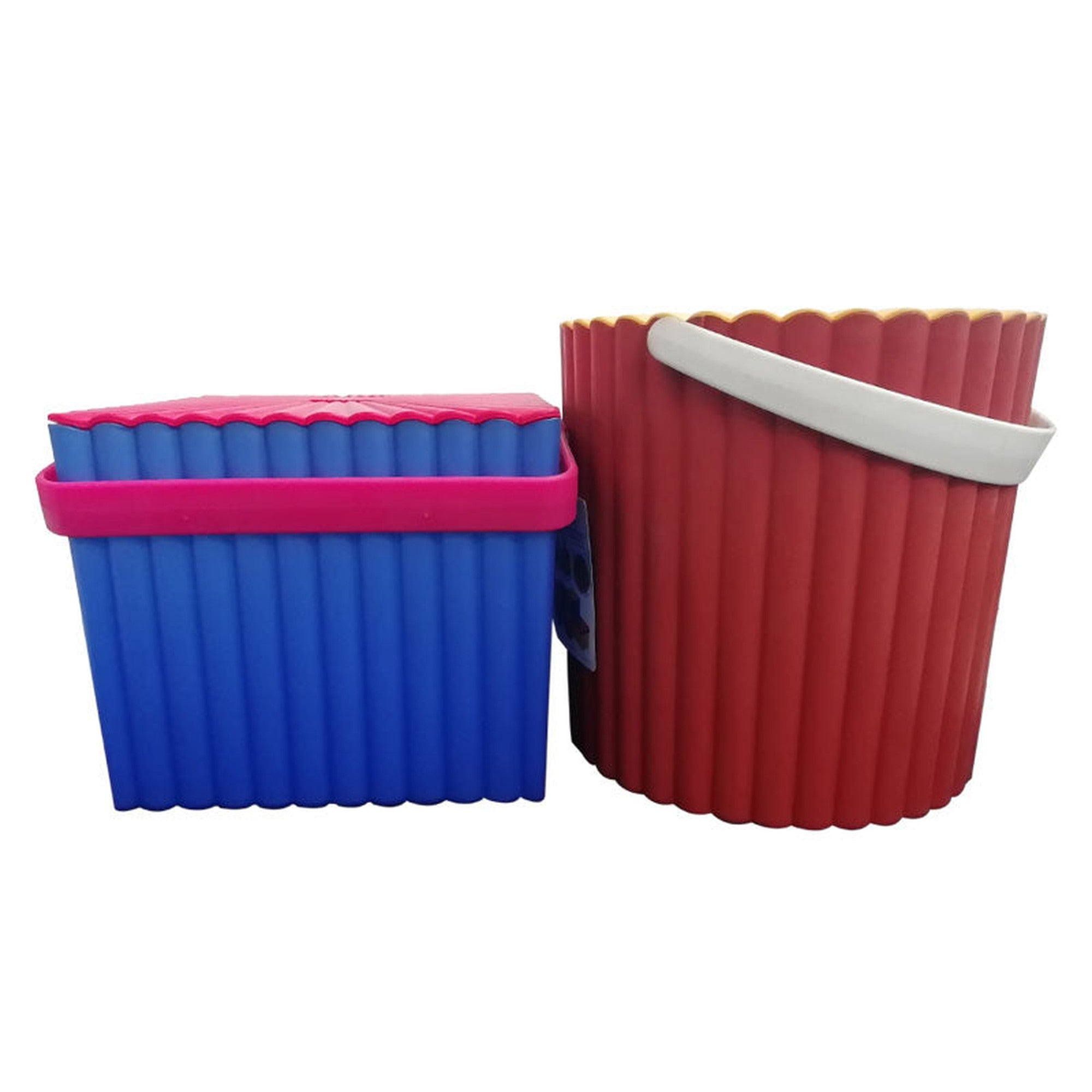 Plastic Picnic Ice Bucket - Square/Round