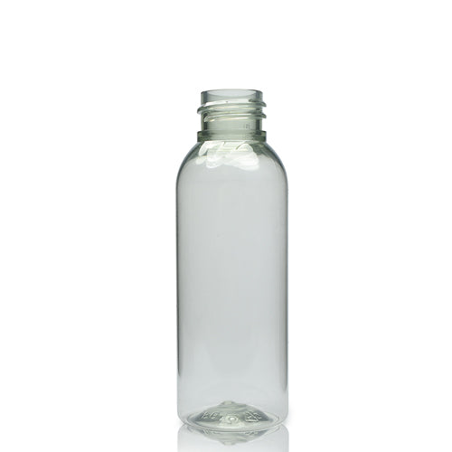 50ml Bottle Clear with Lotion Lid PET Plastic