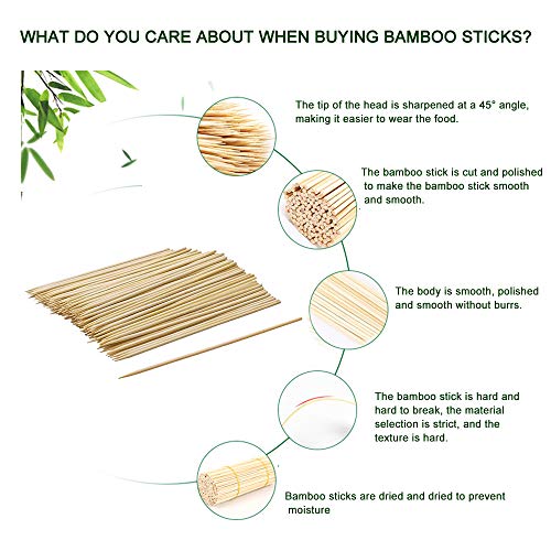 Skewers Bamboo 50pcs 25cmx4mm 9960-5