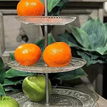 Patisserie Cake Server Stand 3-Tier Glass