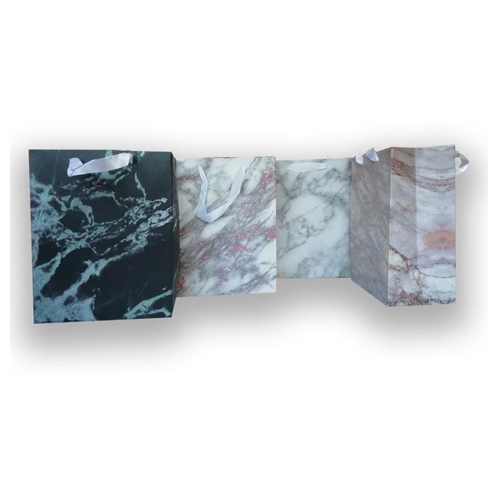 Gift Bag Paper Marble 18x23cm Small