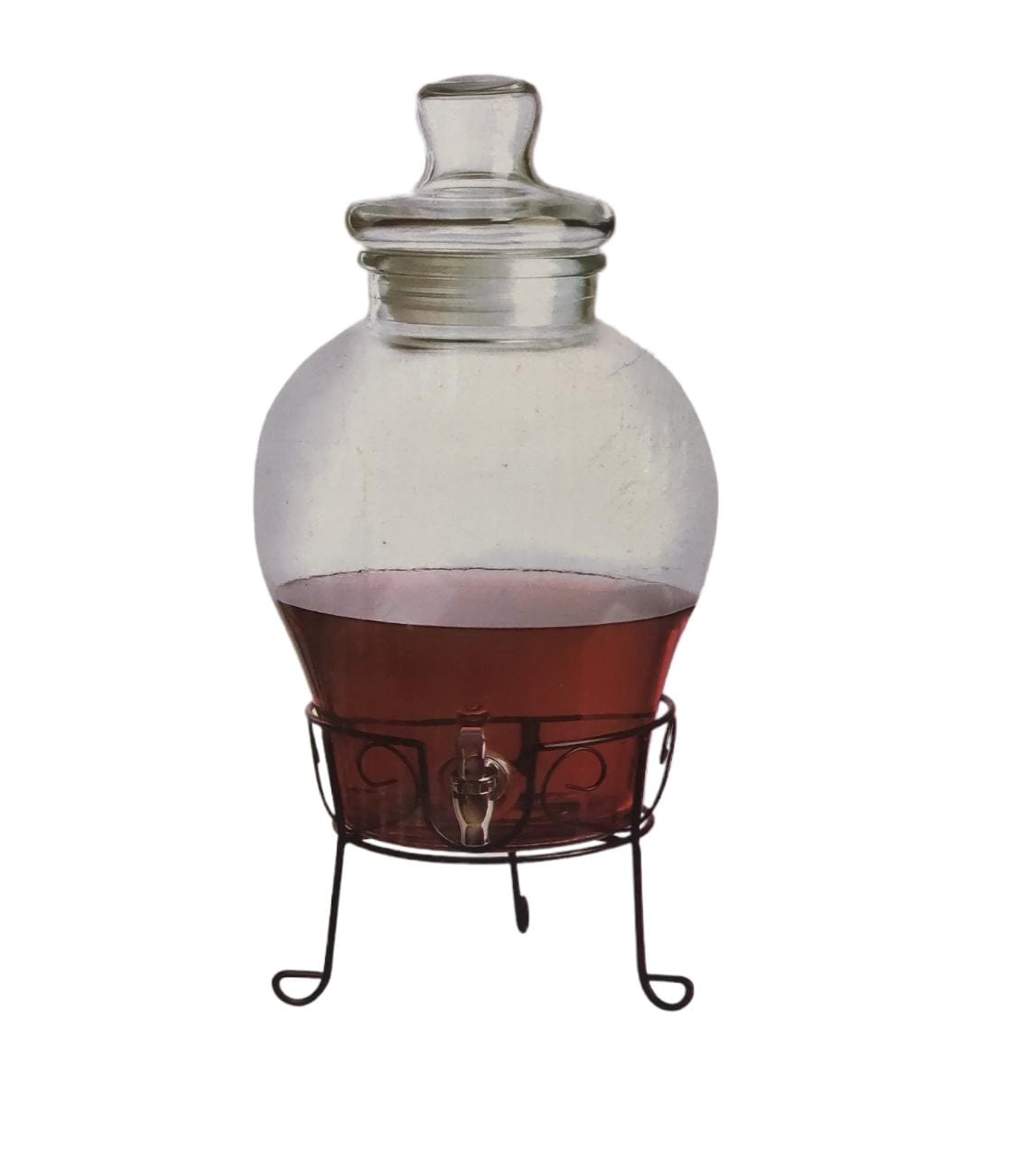 Beverage Dispenser 5L Glass with Stand 538