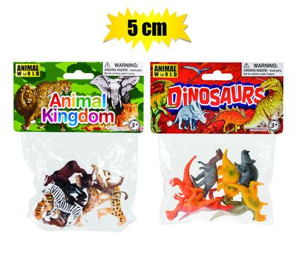 Animal Dinosaur Wild 8-pack 5cm Assorted