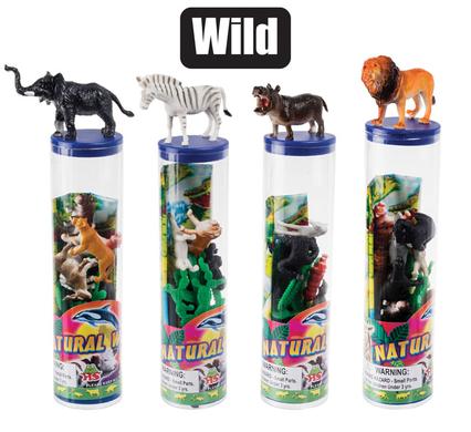 Animals Wild In Tube Assorted