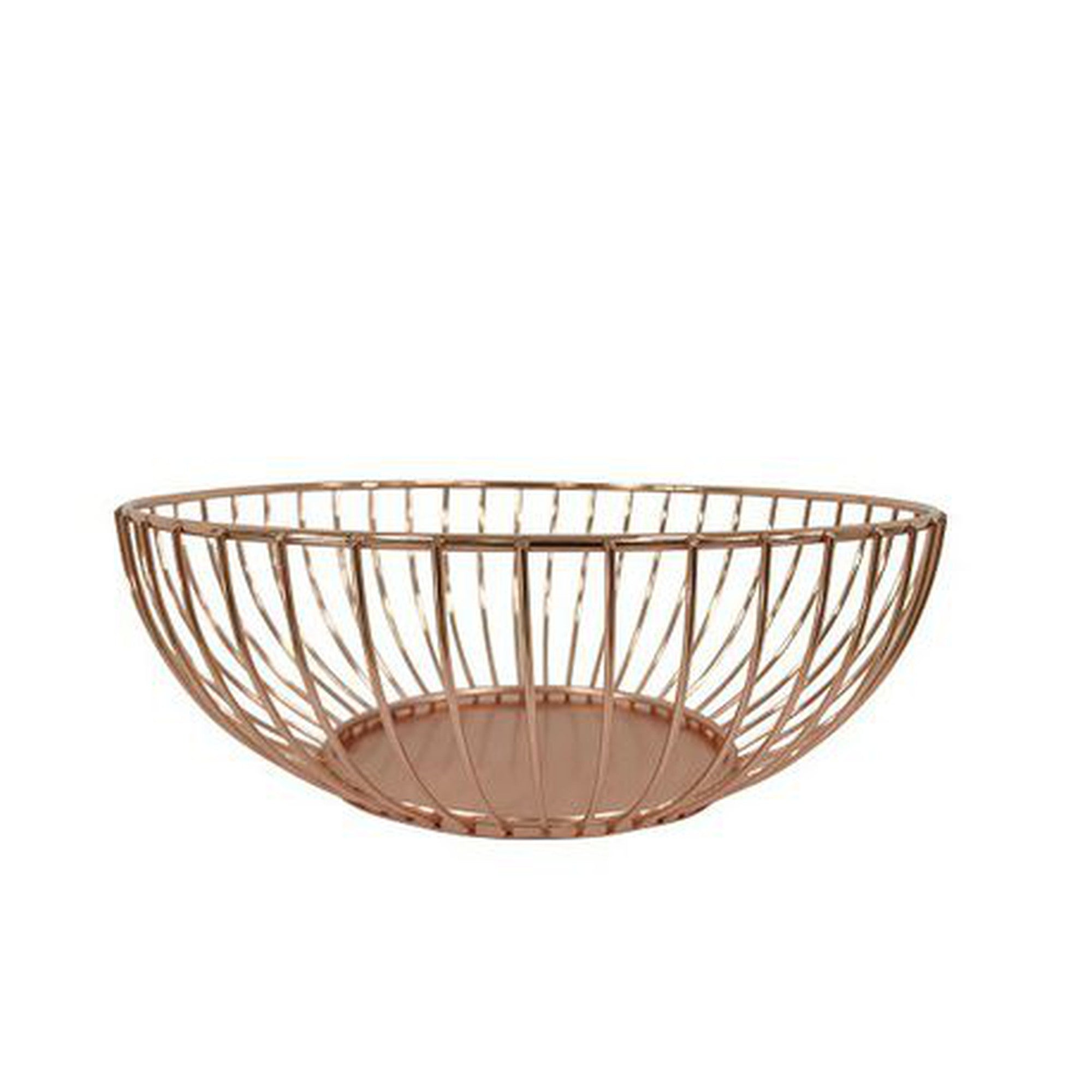 Continental Homeware Wire Fruit Serving Basket Rose Gold Ch516