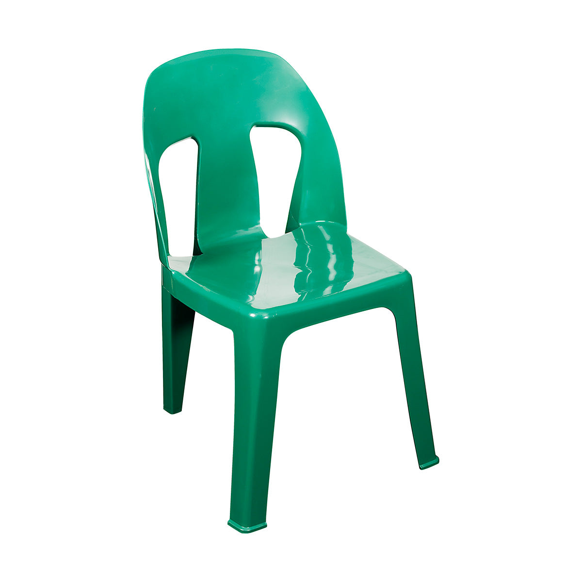 Adult Party Chair Green Contour Outdoor