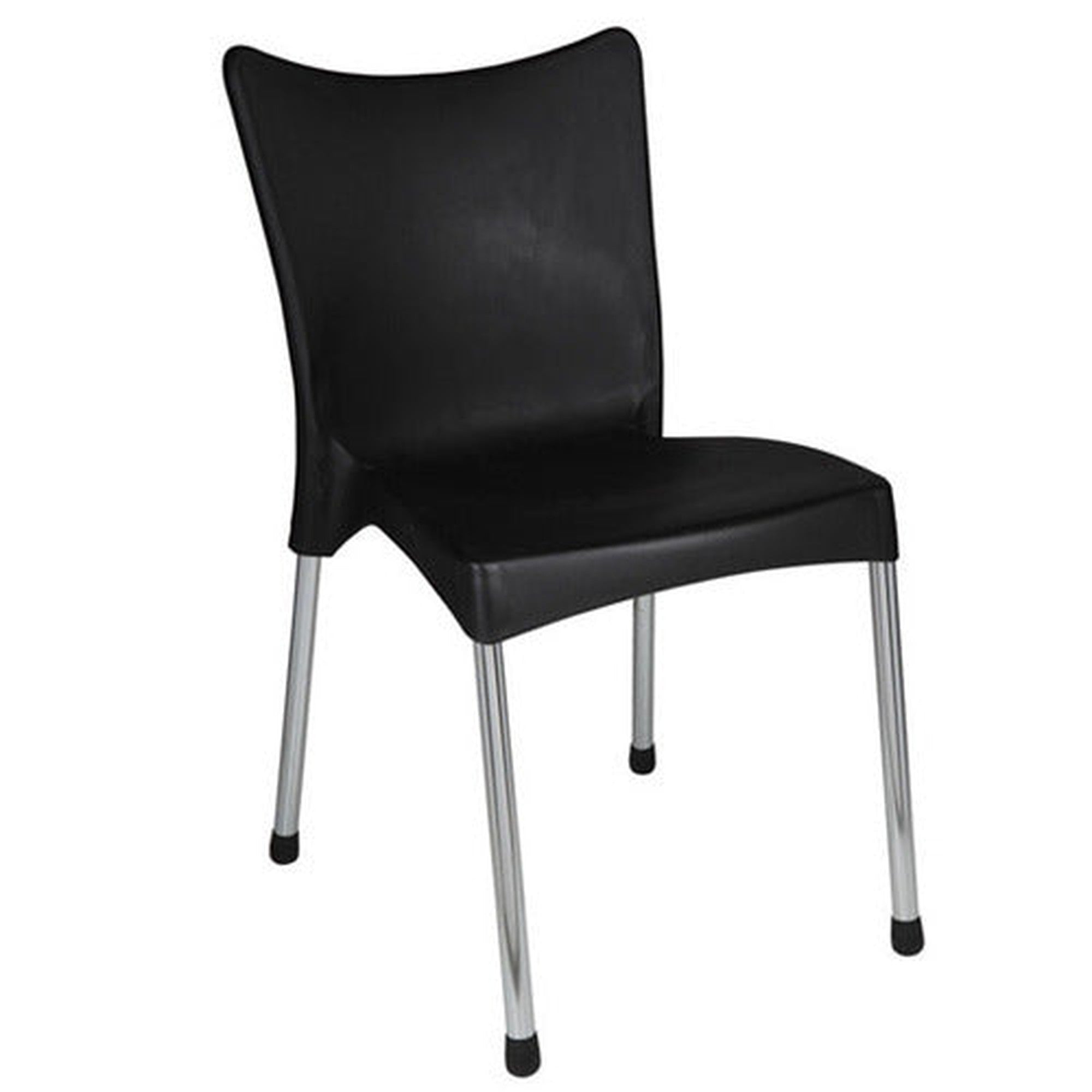 Apollo Cafe Chair Black Contour Outdoor