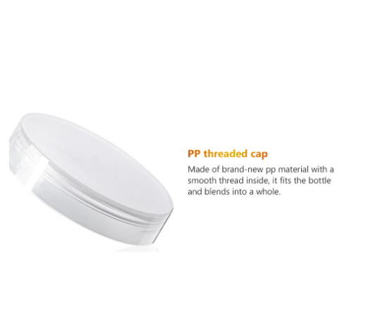 Plastic Pet Jar Bottle 300ml PVC with Lid Transparent