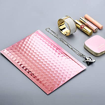 Bubble Pouch Mailer Bag Self-Seal Padded Envelope Rose Gold