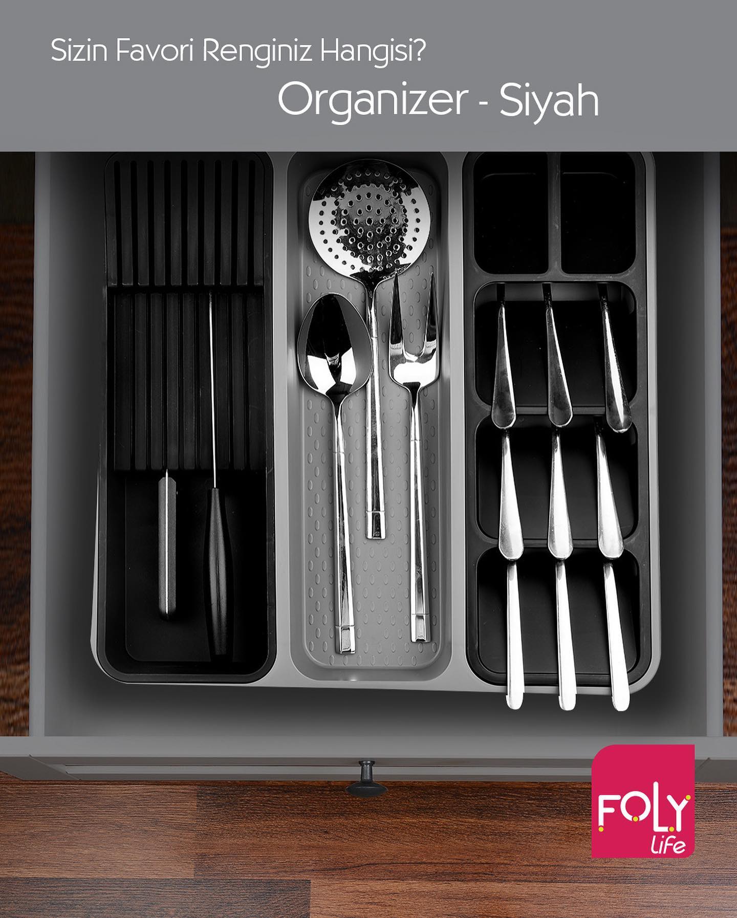 Foly Life Cutlery Organiser Tray Big Knife BNM0490 Titiz