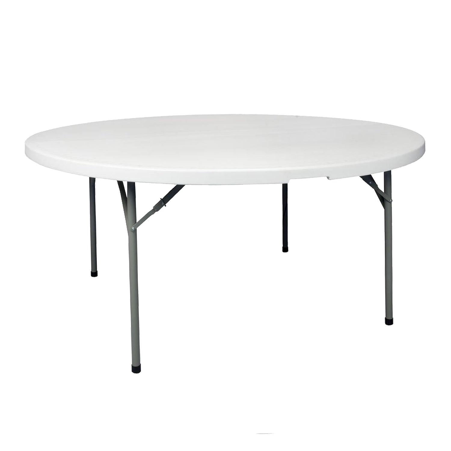 Totally Home Round Folding Plastic Table 1.5m - Trestle Table 8 to 10 Seater 44