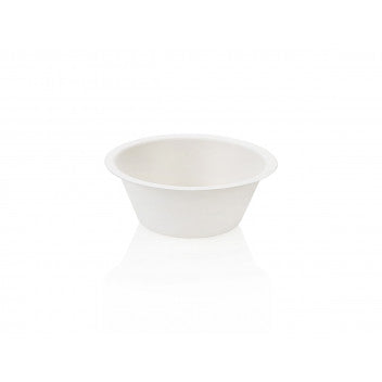 Biodegradable Sugar Cane Takeaway Bowl 250ml Round White 10pack