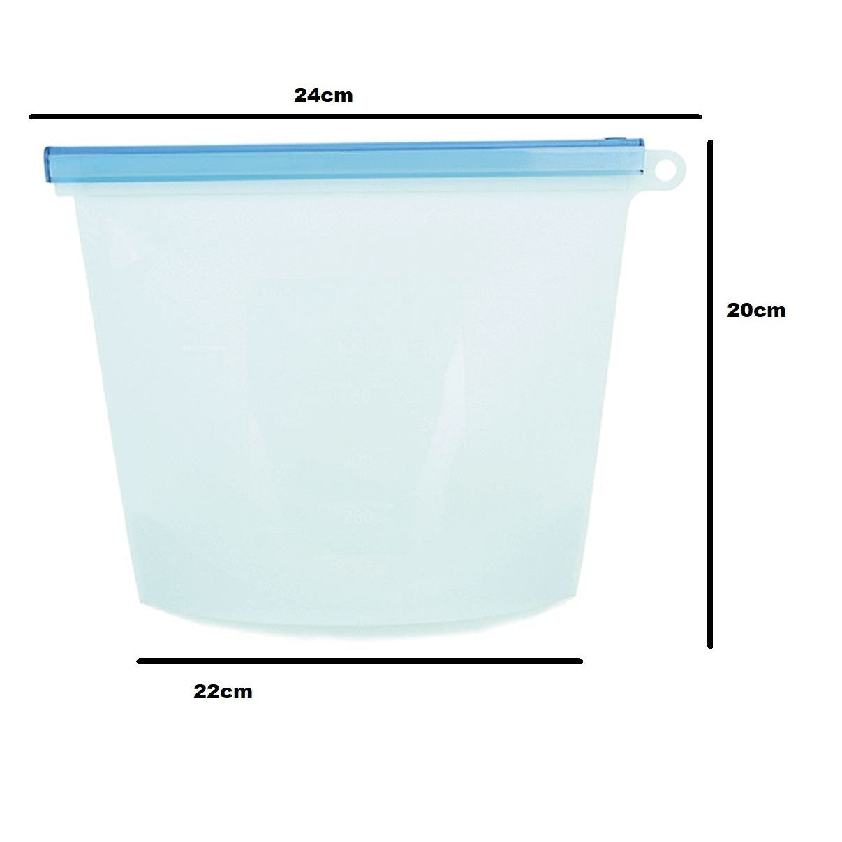 Reusable Silicone Freezer Bags 1500ml