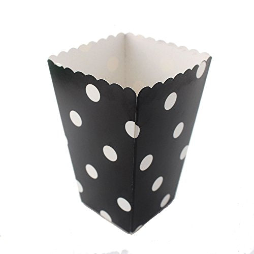 Popcorn Boxes Polka Dot Popcorn Holder 10pack