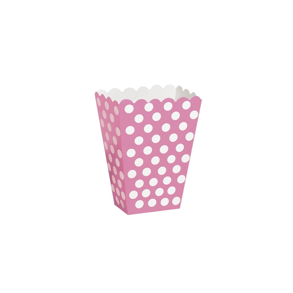 Popcorn Boxes Polka Dot Popcorn Holder 10pack