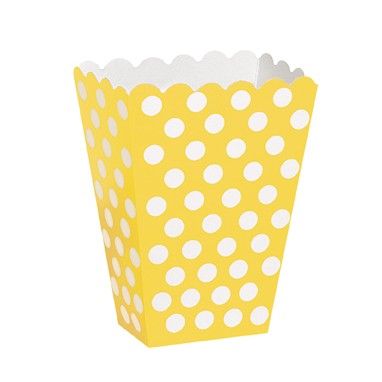 Popcorn Boxes Polka Dot Popcorn Holder 10pack