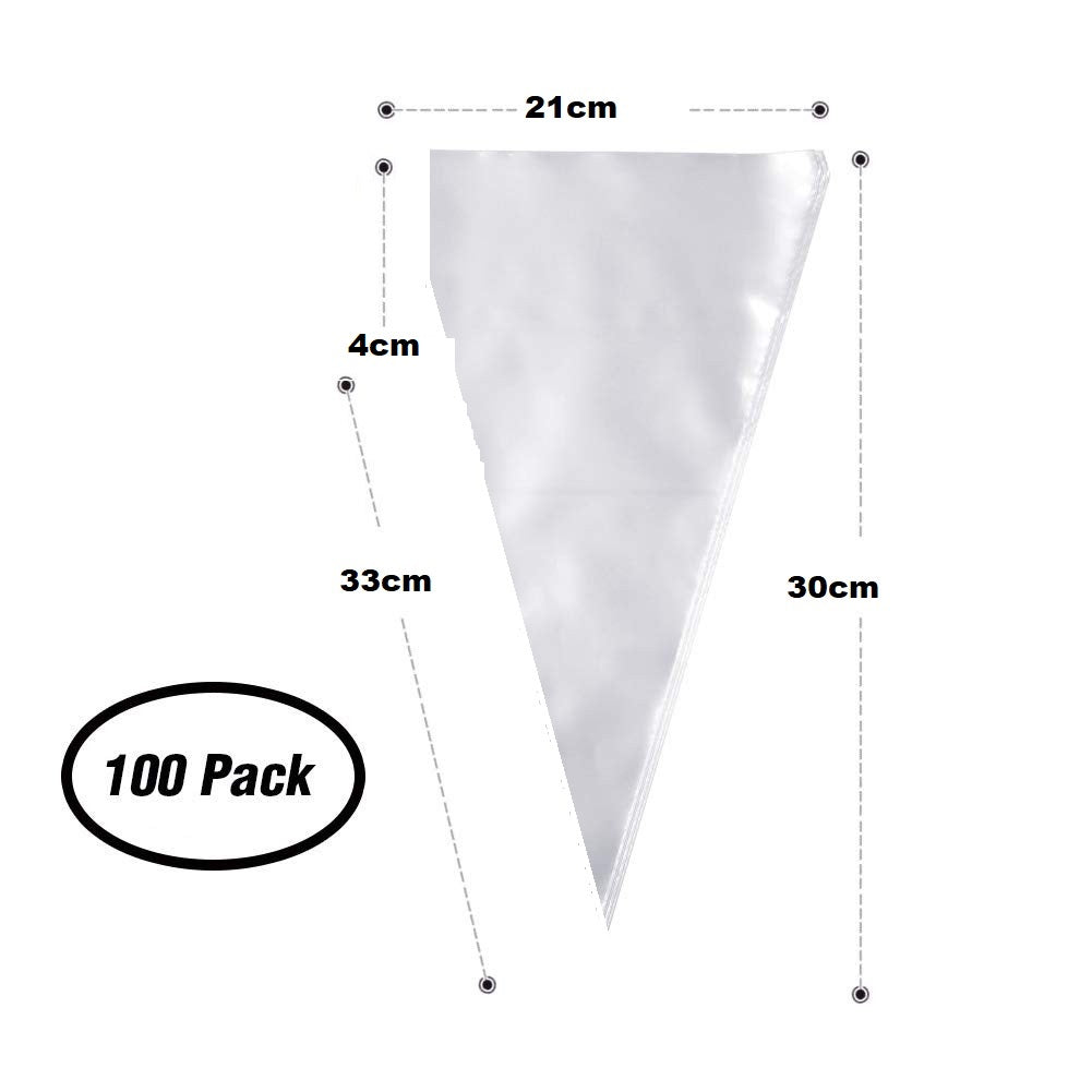 Disposable Piping Pastry Bag 30cm 100pack XBAK113