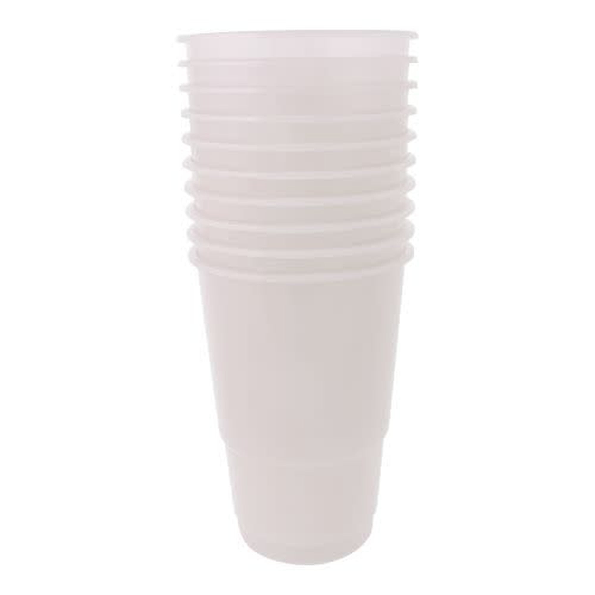 350ml Lucci Cup Plastic Clear 10pack