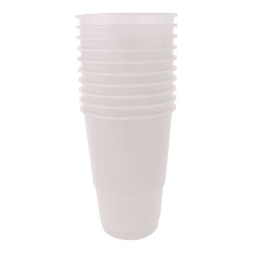 500ml Disposable Milla Cup Clear 10pack
