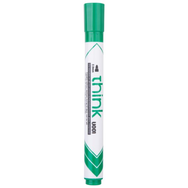 Deli Dry Erase Marker Green Bullet Tip 2.0mm
