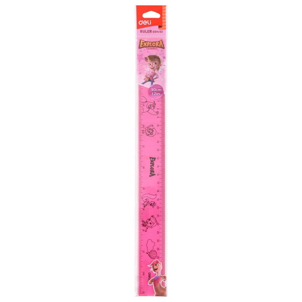Deli Drafting Ruler 30cm/12Inch