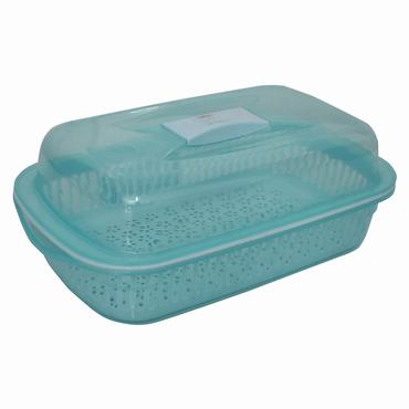 Plastic Storage Food Saver Basket Clear Dome Lid 444