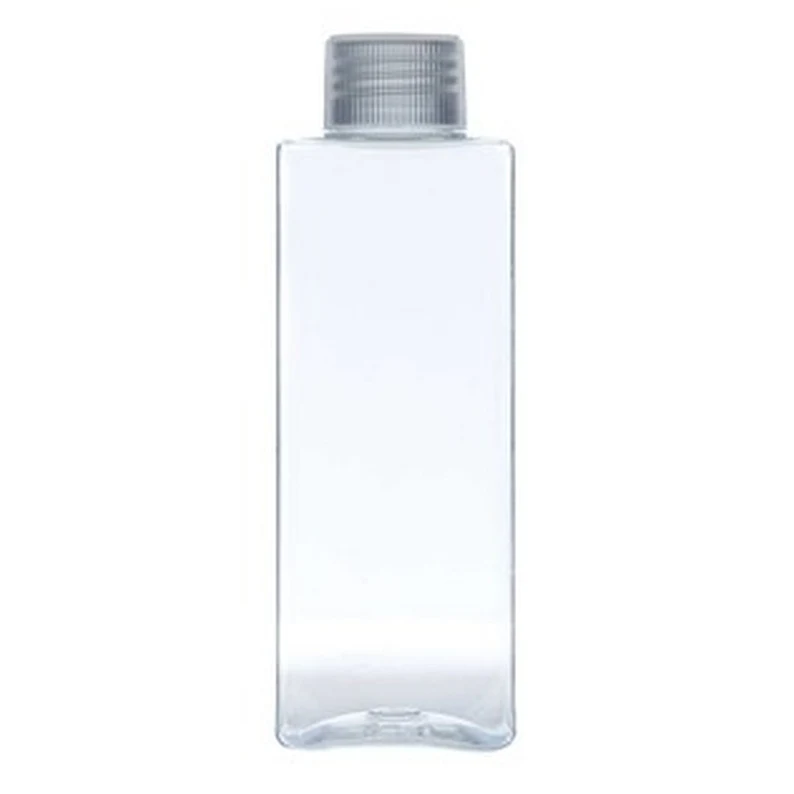 130ml Square PVC Bottle Gold or Silver Lid