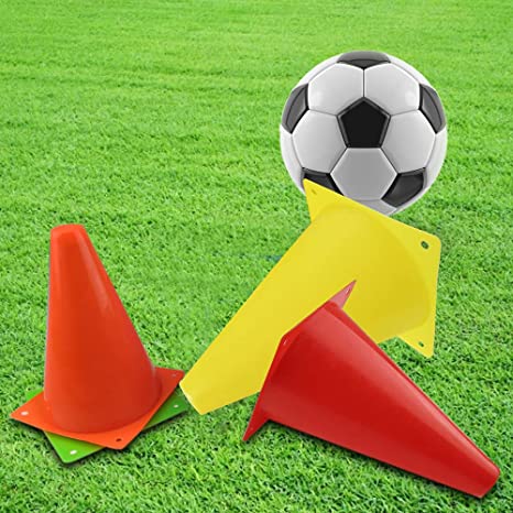 Multicolored Triangle Sports Training-Traffic Cones