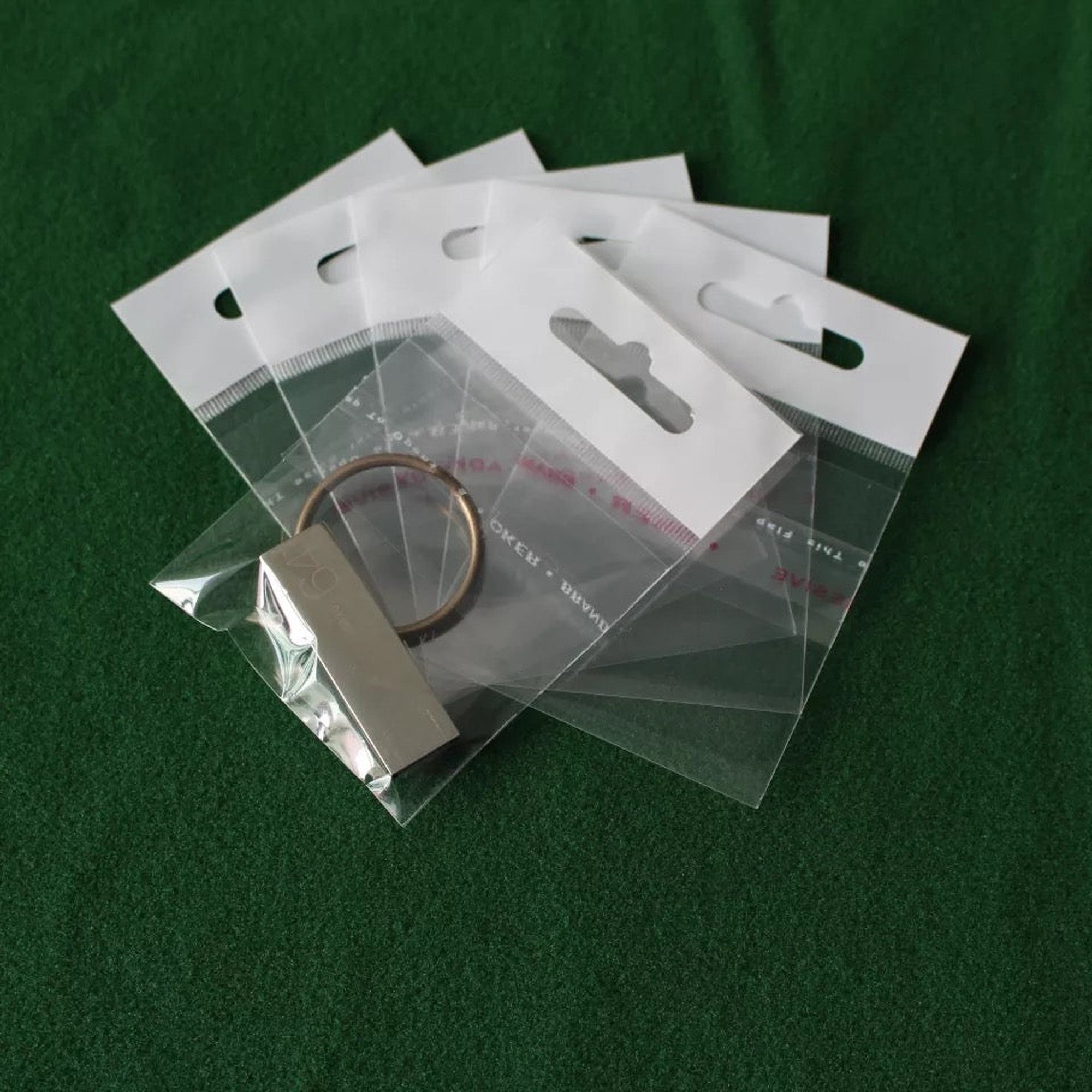 Polyprop Cellophane Selfseal Bags 6x13.5cm Euro Slot Hanging 100pack